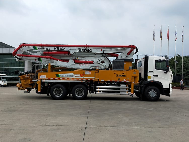 XCMG Official HB40V 40m New Cement Concrete Pump Truck for Sale